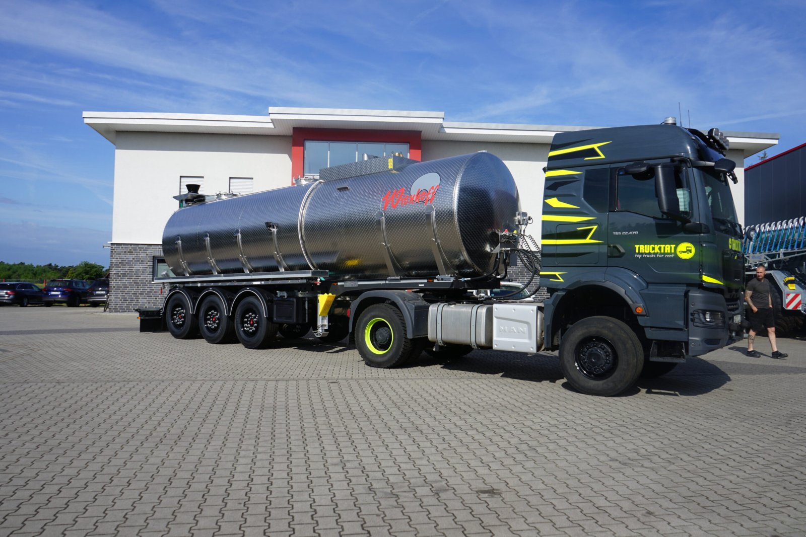 Zubringerfaß tip Wienhoff | Tanksattelauflieger | 30m³ V2A | NEU | Gülle | Gärrest, Neumaschine in Lingen (Ems) (Poză 1)